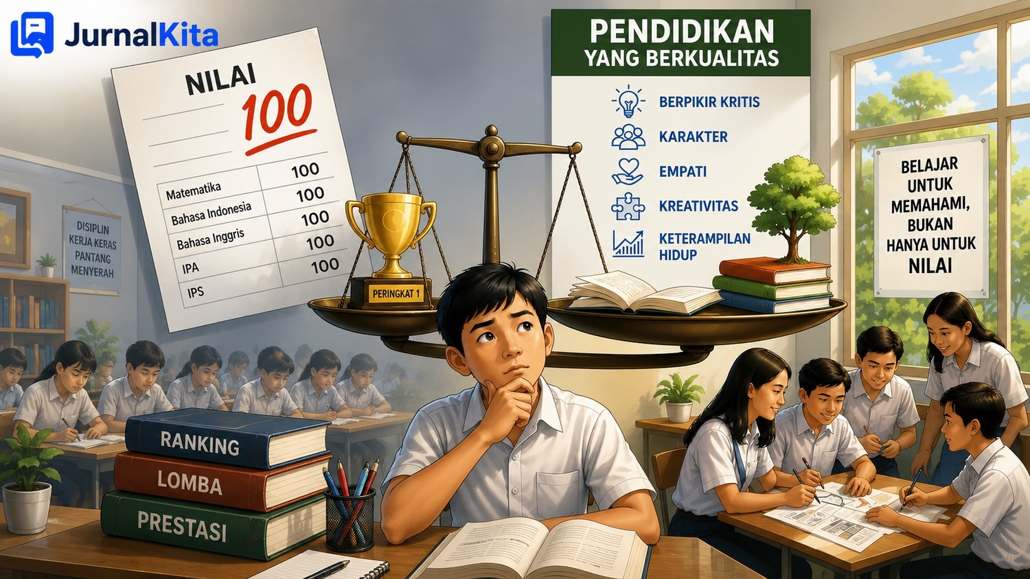 Nilai Rapor Tinggi Belum Tentu Cerminkan Kemampuan Siswa, Ini Tantangan Pendidikan Saat Ini